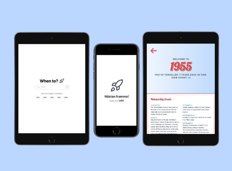 Nostalgia Machine mockup